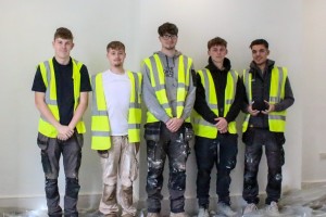 Apprentices’ voluntary work helping with final stages of Wellington Orbit